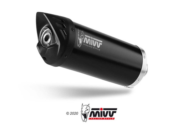 Mivv Mover Komplett-Auspuff Inox Schwarz FüR Piaggio Medley 125 S 2021-24-image