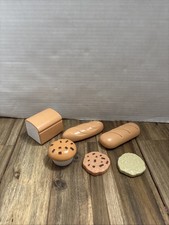 Little Tikes Shop 'N Learn Smart Checkout Bread Cookie Muffin Lot Of 6