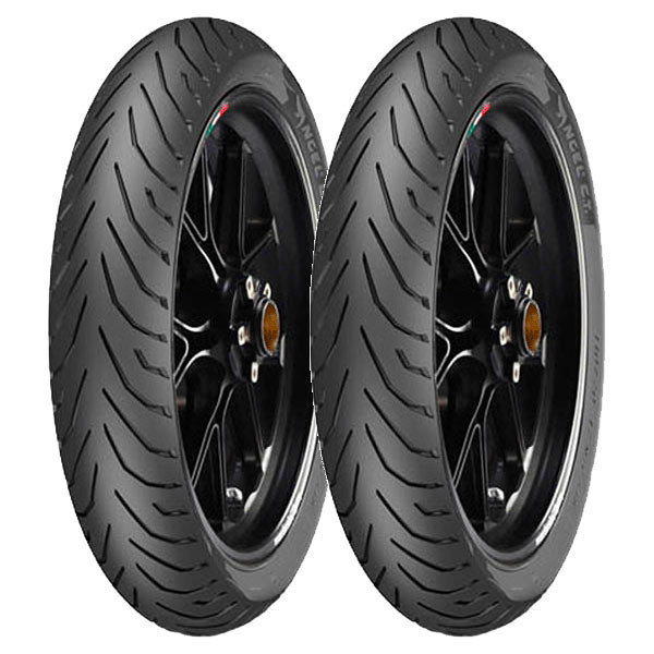 PAAR MOTORRADREIFEN PIRELLI 80/80-17 46S + 130/70-17 62S ANGEL CITY CT - Bild 6