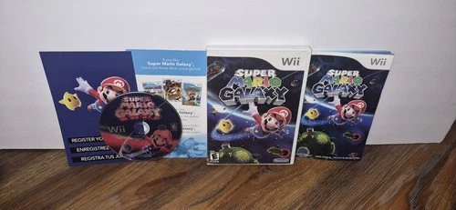 New ListingSuper Mario Galaxy (Nintendo Wii, 2007) - CIB, Complete In Box Including Inserts
