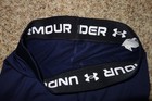 Under Armour Womens ColdGear Navy Blue Athletic Base Leggings Fitted Large