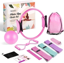 Home Pilates Kit, Pilates Essentials Kit for Women, Pilates Equipment Set with P