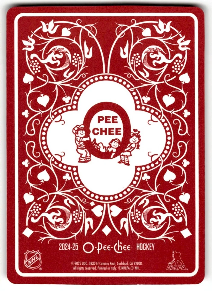 2024-25 O-pee-Chee Playing Cards Aleksander Barkov #9-SPADES - Image 2 of 2