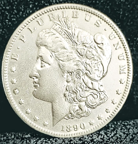 1890 CC Morgan Dollar XF+ in Grade Key Date Has Mint Luster