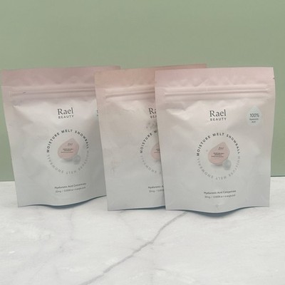 Rael Moisture Melt Snowball Hyaluronic Acid 3-PACK  - Sealed