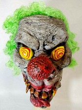 Creepy Clown Mask Halloween Monster Horror Carnival Dead Circus Cosplay Costume