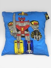 Mighty Morphin Power Rangers Plush Decorative Pillow W/ Tags Vintage - Read