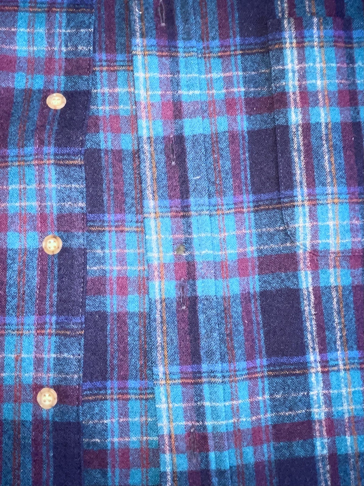 VTG MEN'S PENDLETON WOOL BUTTON DOWN PLAID SHIRT,… - image 4