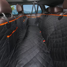 Waterproof Dog Car Seat Cover Hammock w/ Side Flaps for Back Seat SUV Truck