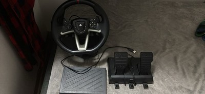 Hori Black PlayStation Racing Steering Wheel PS4 PS5