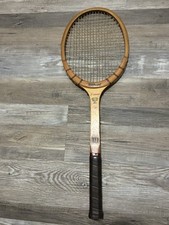 VINTAGE WILSON KRAMER CUP WOOD RACKET  Speed Flex /Fibre Face