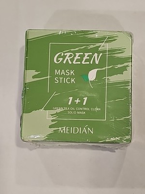 MEDIAN Green Mask Stick Green Tea Oil Control Clean Solid Mask 1 + 1