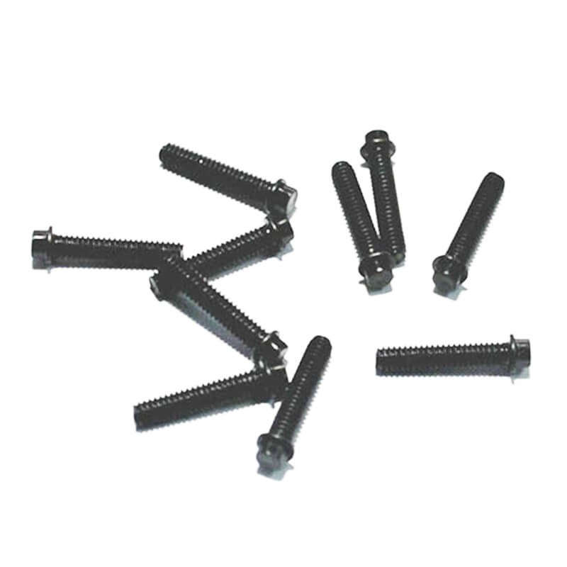 RC4WD Miniature Scale Hex Bolts (M2 X 10mm) (Black)