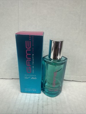 Cool Water Game By  DAVIDOFF  FOR WOMEN-1 oz Eau De Toilette Spray- OPEN BOX