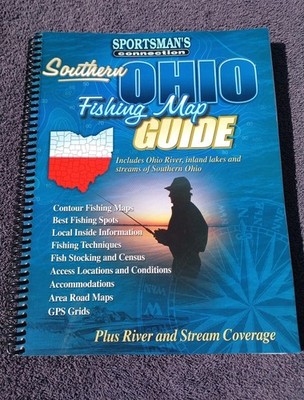 Southern Ohio Fishing Map Guide Rivers Inland Lakes Streams Fast Ship