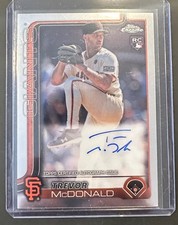 2025 Topps Chrome Rookie Autographs Trevor McDonald RC #RA-TMC 