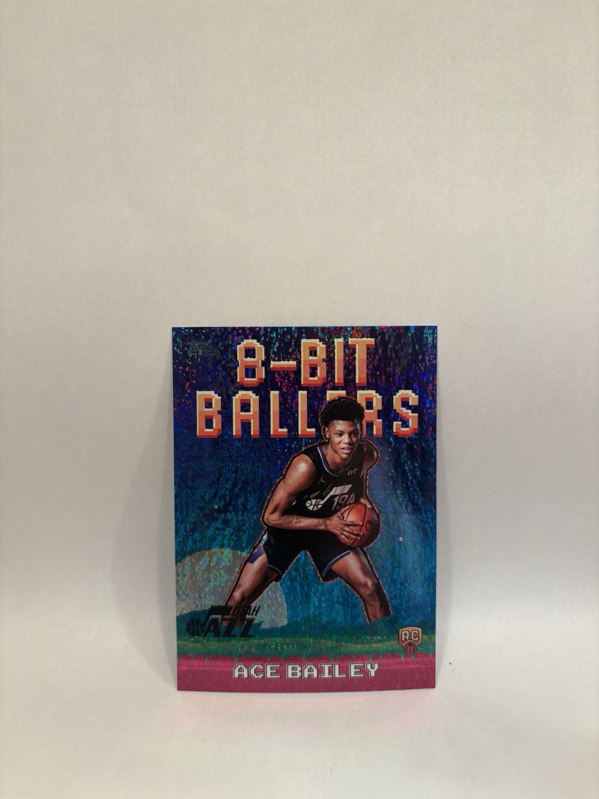 2025-26 Topps Ace Bailey 8-Bit Ballers Silver Holo Foil Rookie Card #8B35
