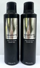 2 Bath Body Works Mens Graphite Shave Gel Full Size 6.7oz Discontinued