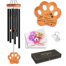 Dog Memorial Gifts, 32" Pet Memorial Wind Chimes, Loss of Dog Sympathy Gift, ...