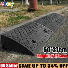 Heavy Duty Rubber Kerb Door Step Ramp Wheelchair Mobility Scooter Access Ramp