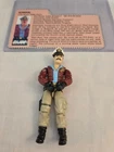 Gi Joe Hasbro 1985 USS Flagg Admiral Keel Haul w/ Filecard NO gun