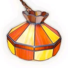 Vintage Stained Glass Hanging Ceiling Light Lamp Shade Tiffany Style