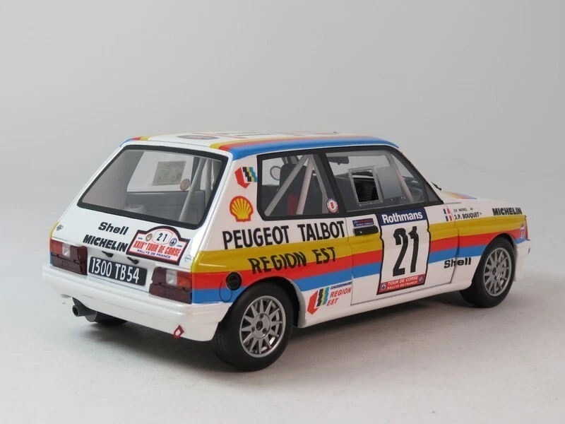 Ottomobile Talbot Samba #21 Bouquet Tour de Corse 1985 1/18 OT1116 - Immagine 3 di 4