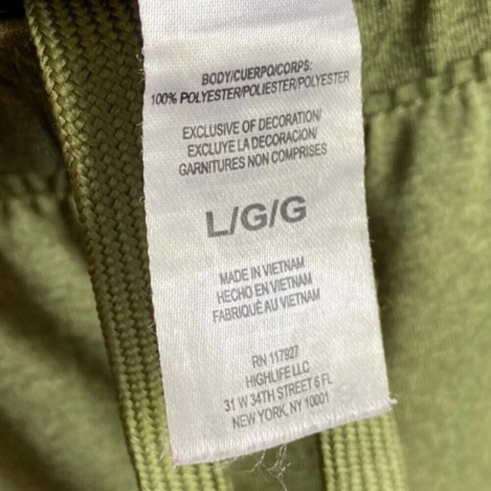 Pantalones cortos deportivos Reebok verde jaspeado talla grande Foto 4 de 4