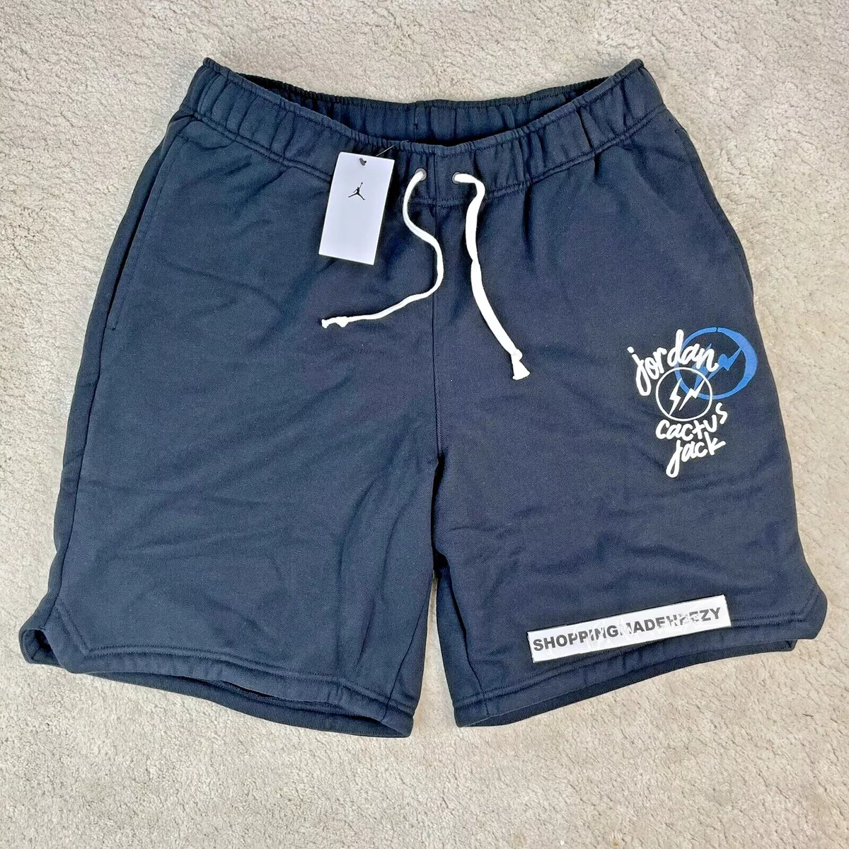 XL T CACTUS JACK x NIKE AIR JORDAN Fragment Design Sweat Shorts Travis Scott