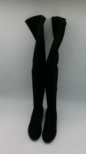 Lust for Life Racy Black Fabric Over The Knee Stretch Boots Women's Sz 7M - Picture 7 of 11