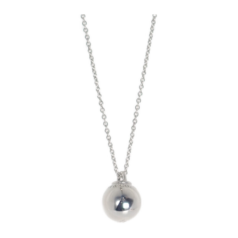 TIFFANY&Co. Ag925 Hardware Ball Pendant Necklace Sterling