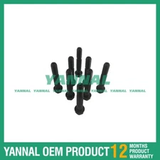 8X New 3064 Connecting Rod Bolt Screw For Caterpillar Diesel Engine Parts