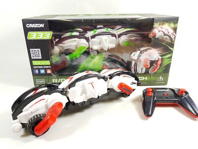 Ferngesteuertes rollendes Stunt-Auto RC 360 Spin Flip Schlange Kinder Geschenk UK