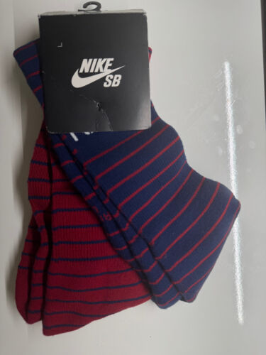 Nike SB Graphic Skate Crew Socks Cushioned SX7048 911 (2 Pairs)