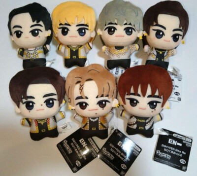 ENHYPEN Bite Me Plush Doll Chibigurumi Complete Set Heli Jino Shion Solon Jaan
