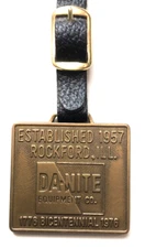 VTG Tag Watch Fob-Brass DA-NITE Equipment Co. -Limited  Edition 364