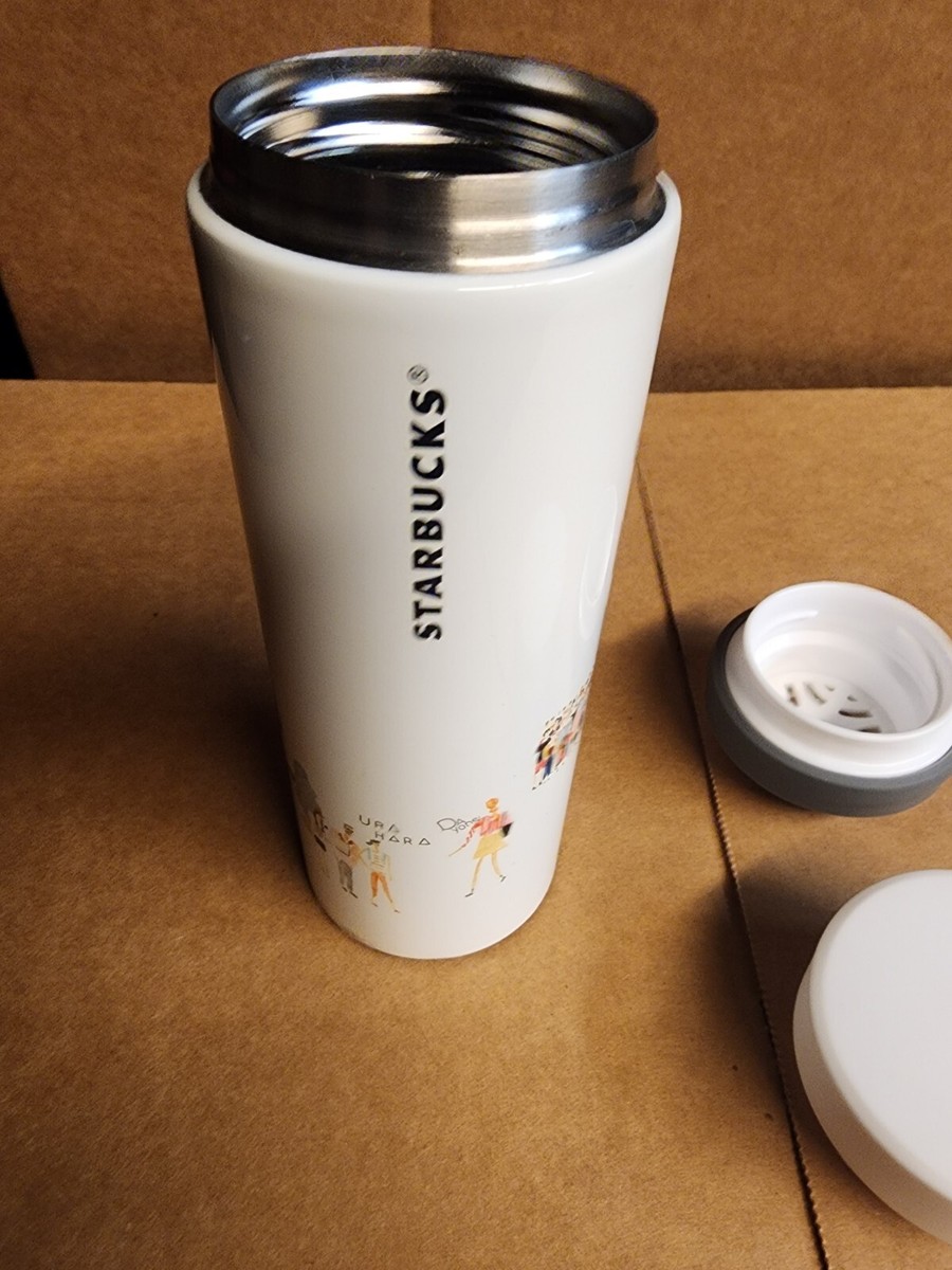 Starbucks Stainless Steel Bottle Embossed Renewal Design Tokyo