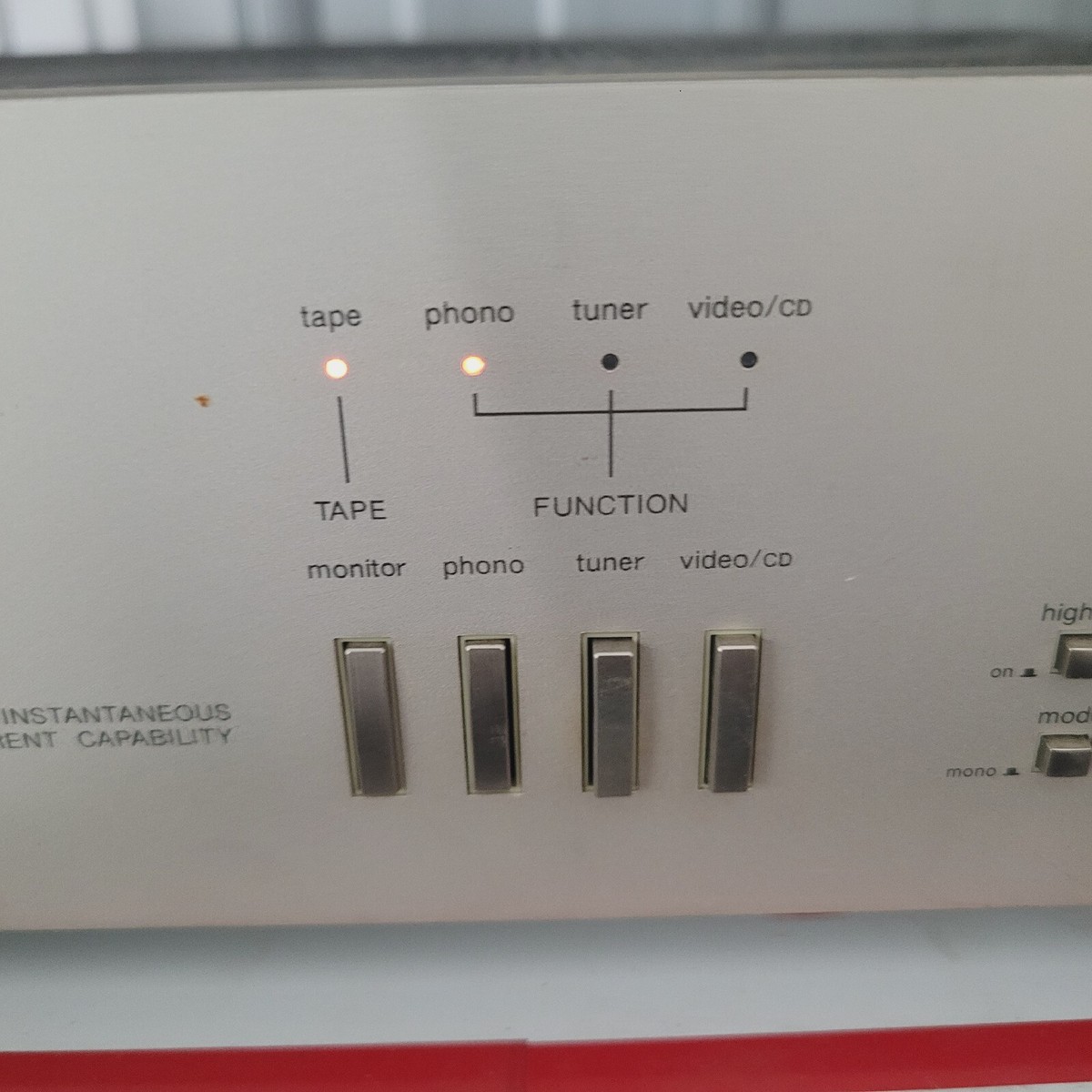 Harman Kardon PM625 Ultra Wideband Integrated Amplifier Powers On