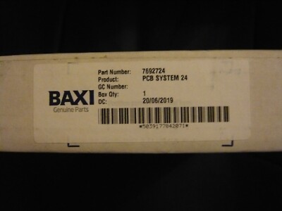 Baxi PCB System 24 Part Number 7692724 to Clear for sale online | eBay 