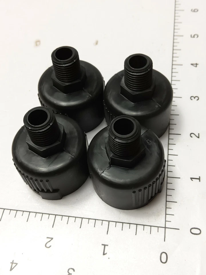 LOTE DE 4 CUERPO FILTRO COMPRESOR THOMAS 660710 (NOS) Foto 2 de 4