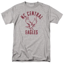 NC Central Adult T-Shirt One Color Logo, Athletic Heather, S-5XL