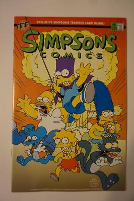 The SIMPSONS #5 Comic ~  Springfield goes NUCLEAR! Super Powers For ALL! Bongo
