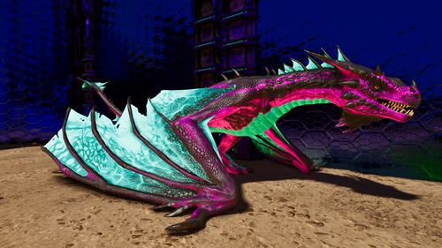 ARK Survival Ascended PvE PC/XBOX/PS5 Top Stats Galaxy Fire Wyvern 676m (Drache) - Bild 3 von 17