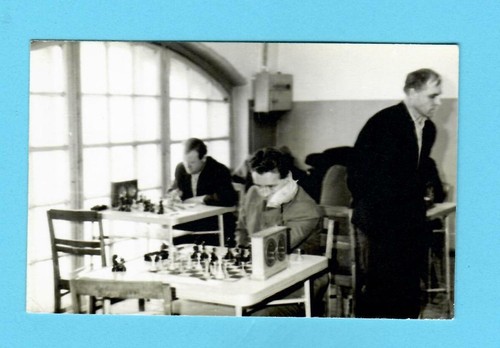 Chess Championship VINTAGE PHOTO CARD 737