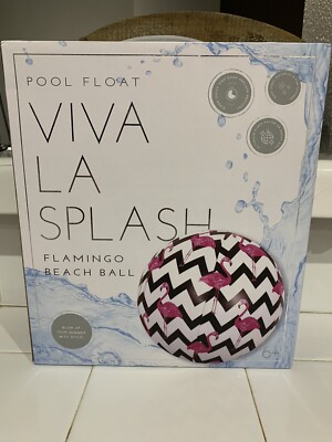 Pool Float VIVA LA SPLASH Flamingo Beach Ball New in Box Summer Fun 6+
