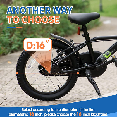 Kids Bike Kickstand For 12/14/16/18/20 Inch Wheel Children's