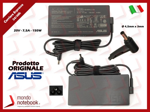 Chargeur Secteur 150W Pour Asus FX571GT-AL894T - 20V 7.5A, Connecteur 4.5x3.0mm - Garantie 3 Mois