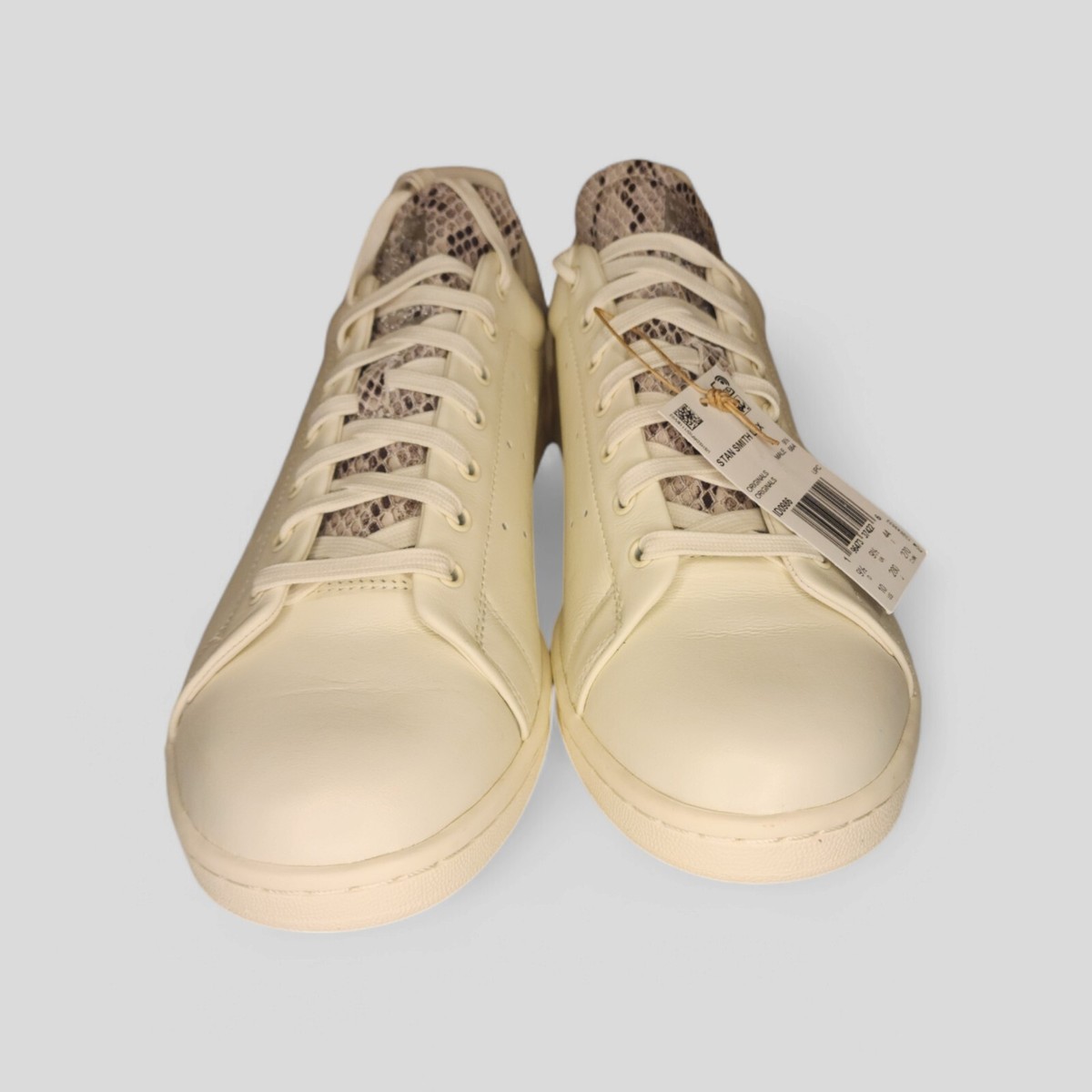 adidas ☆ STAN SMITH Lux ‘Off-White Sandy Beige’ adidas Stan Smith Lux Off White Snakeskin - Size 10 | eBay