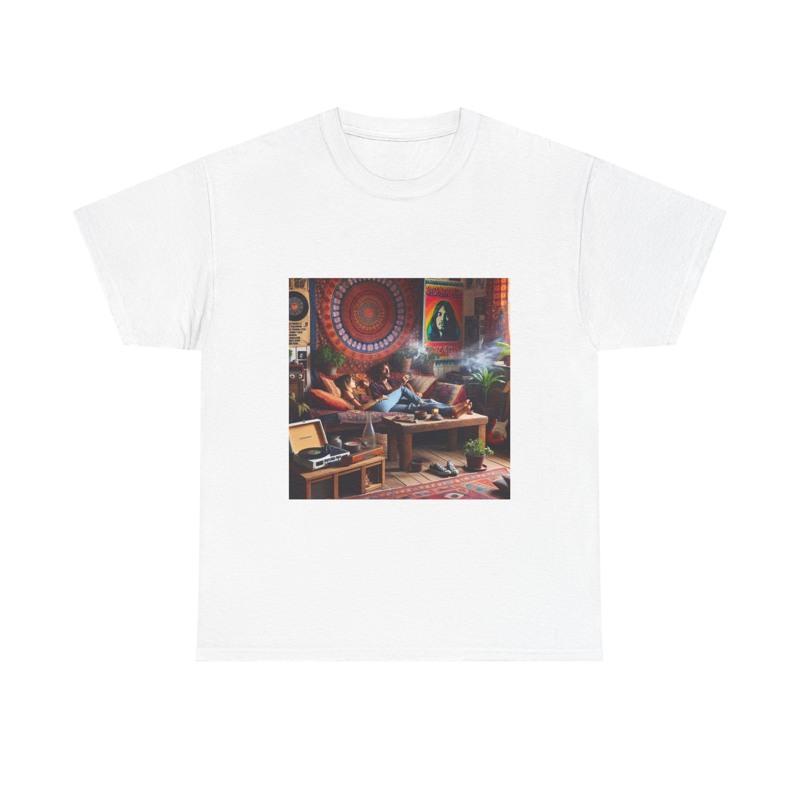 Stoner Vibe Unisex Heavy Cotton Tee for Relaxed Comfort  