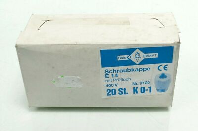 20x BALS E BAMAT | Screw Cap E14 with Test Hole | 9120